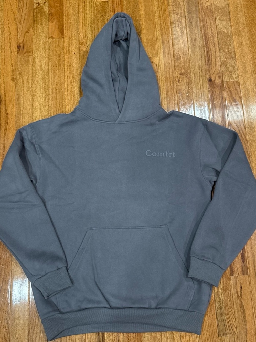 Comfort Men's Pullover Hoodie in Slate Gray